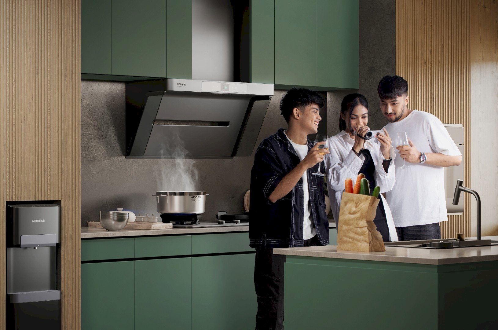 Desain Seamless untuk Momen Istimewa: Koleksi Terbaru MODENA Kitchen Ecosystem. Gambar : 