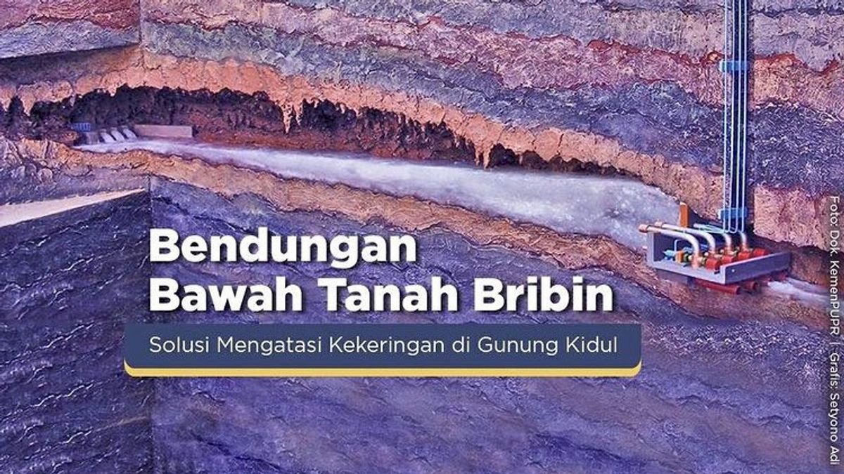 Goa Bribin, Gunungkidul : Suksesnya Teknologi Bendungan Bawah Tanah Pertama di Dunia. Gambar : voi.id