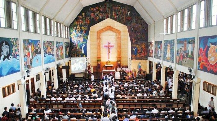 Jadwal Perayaan dan Lokasi Misa Natal 2022 Gereja Katolik Yogyakarta, Keuskupan Agung Semarang. Gambar : Gereja St Antonius Padua Kotabaru