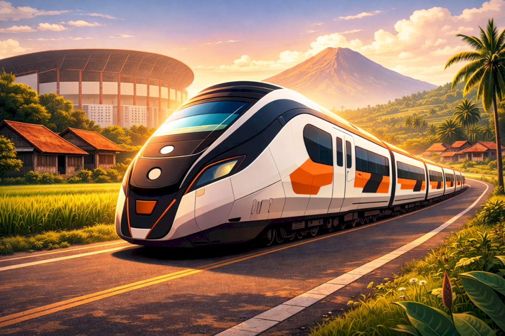 Jogja Siapkan Kereta Tanpa Rel ke Bantul, Solusi Transportasi Rendah Emisi Mulai Dikaji. Gambar : ilustrasi