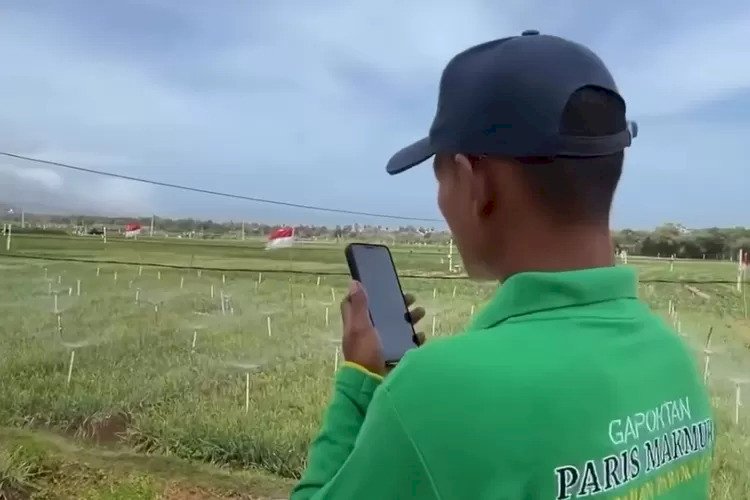 Mudah dan Efisien! Begini Cara Petani di Bantul Kendalikan Pengairan dengan Perintah Suara. Gambar : 