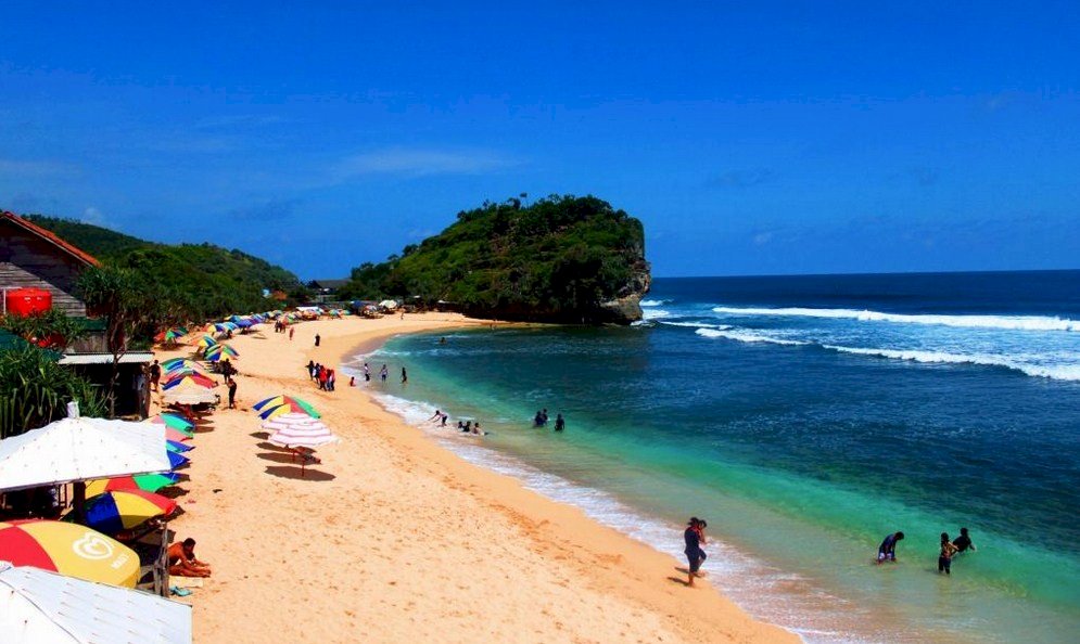 Pantai Baron & Pulangsawal (Indrayanti) Menjadi Primadona Tujuan Wisata Selama Pandemi. Gambar : visitingjogja